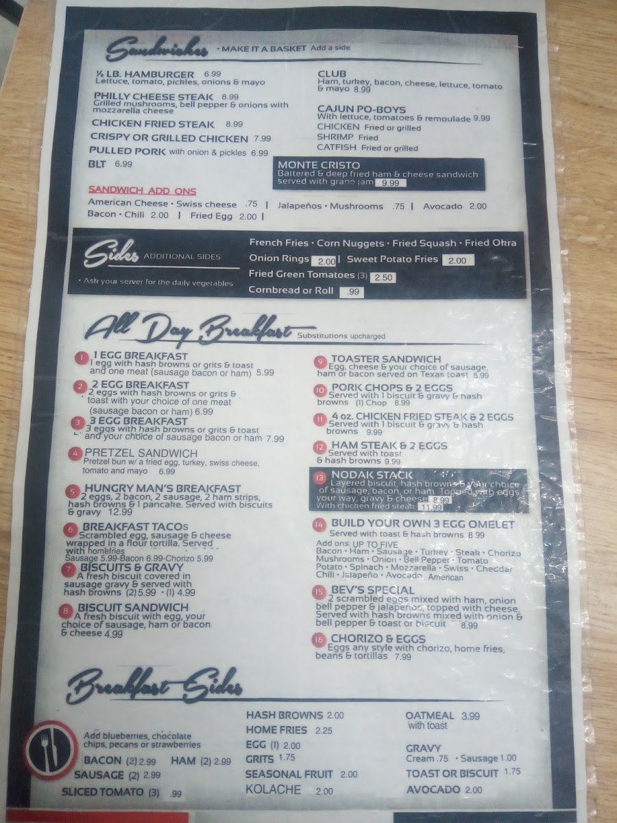 Azle Cafe Menu - Image 4