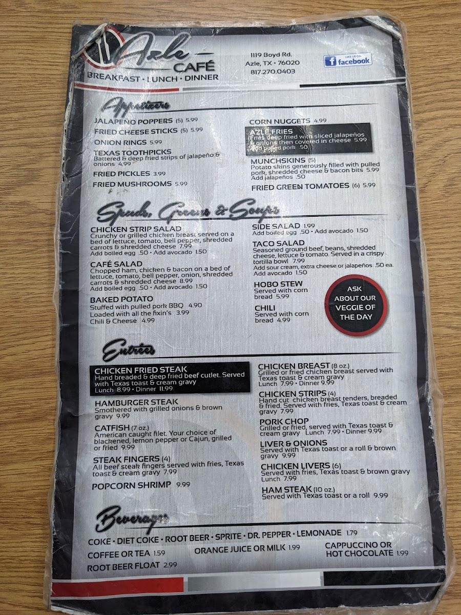 Azle Cafe Menu - Image 5